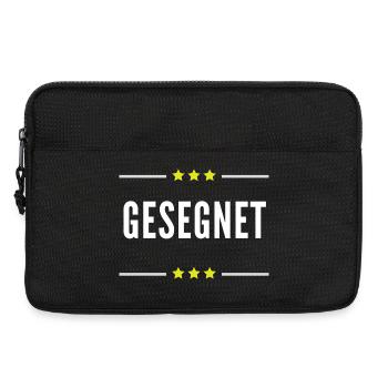 Gesegnet - Laptoptasche 13" - Schwarz - Vorne