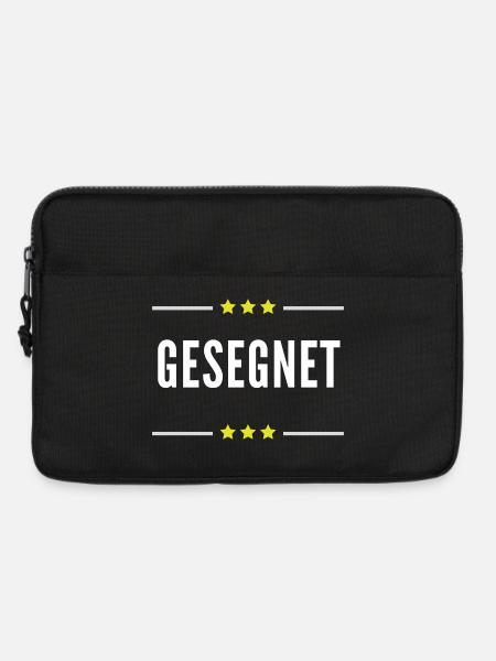 Gesegnet - Laptoptasche 13" - Schwarz