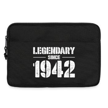 Legendär seit 1942 Vintage Typografie - Laptoptasche 13" - Schwarz - Vorne