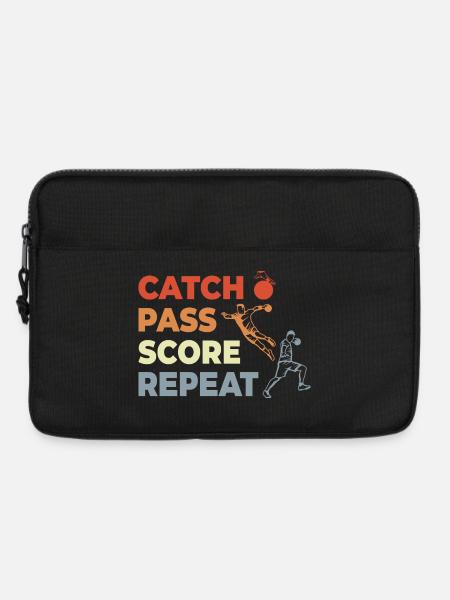 Handball Techniken - Laptoptasche 13" - Schwarz