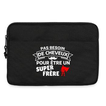 Humour Capes et Fraternité - Sacoche pour ordinateur portable 13 pouces - noir - Devant