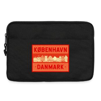 Kopenhagen - Dänemark - Laptoptasche 13" - Schwarz - Vorne