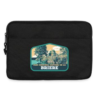 Brière Landscape Badge: Authentic Nature - Laptop bag 13" - black - Front