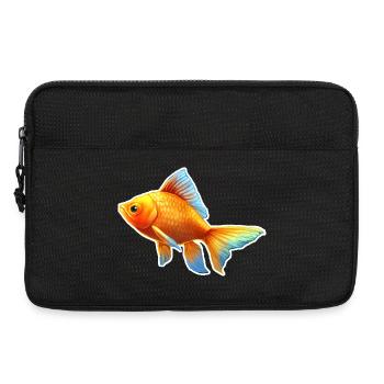 Goldfisch Nr.2 - Laptoptasche 13" - Schwarz - Vorne