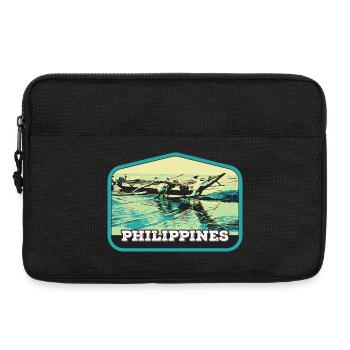 Authentic Fishing in the Philippines - Laptop bag 13" - black - Front
