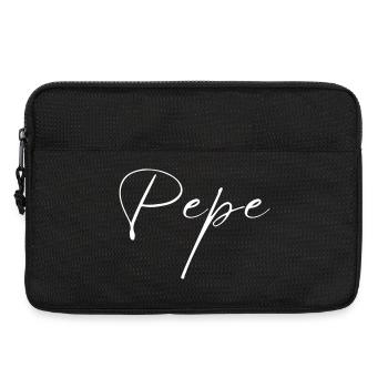 Pepe Name T-Shirt Gift for Men - Laptop bag 13" - black - Front