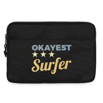 Average surfer - Laptop bag 13" - black - Front
