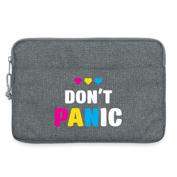LGBT Pride Month - Don't Panic - Laptop bag 13" - heather grey - Front