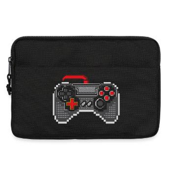 Gamepad Pixel Art - Laptop bag 13" - black - Front
