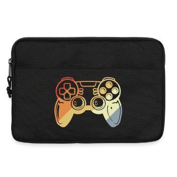 Vintage Gaming Controller Skizze - Laptoptasche 13" - Schwarz - Vorne