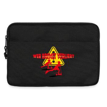 Scooter - tritt voll drauf los - Laptoptasche 13" - Schwarz - Vorne