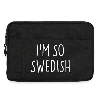 IM SO SWEDISH, Sweden, Sweden - Laptop bag 13" - black - Front