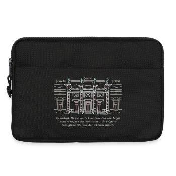 Brussels Art Museum Fine Arts, Hand Drawing - Laptop bag 13" - black - Front