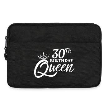 30e anniversaire - Sacoche pour ordinateur portable 13 pouces - noir - Devant