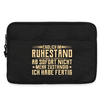 Retraite Plus responsable - Retraité - Sacoche pour ordinateur portable 13 pouces - noir - Devant