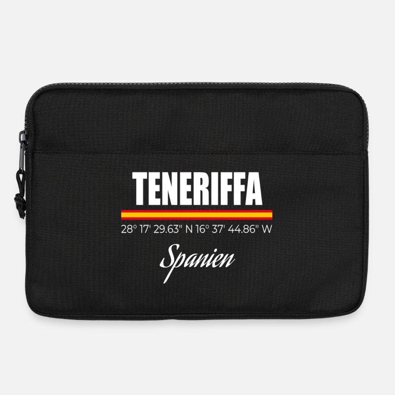 Teneriffa - Laptoptasche 13" - Schwarz