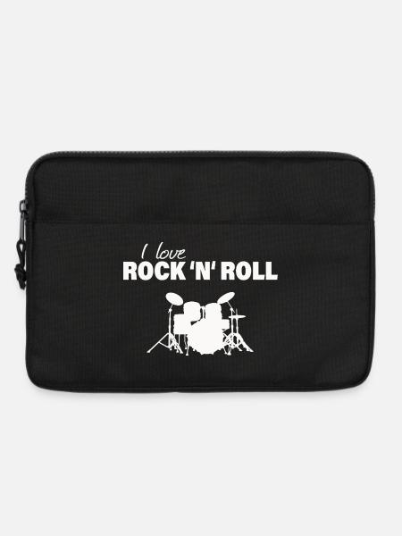 ROCK AND ROLL - Laptoptasche 13" - Schwarz