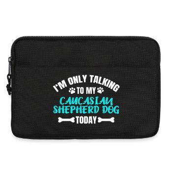 Caucasian Shepherd Dog Kaukasischer Owtscharka - Laptoptasche 13" - Schwarz - Vorne