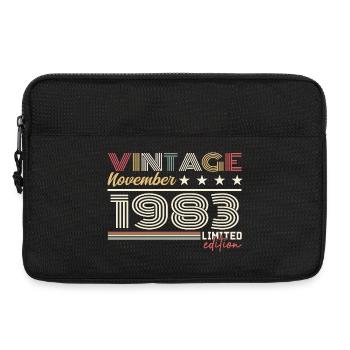November 1983 - Laptoptasche 13" - Schwarz - Vorne