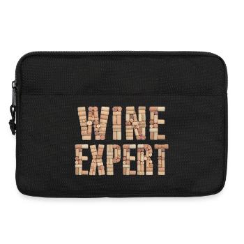 Wine Expert – Elegant Cork Design - Laptoptasche 13" - Schwarz - Vorne