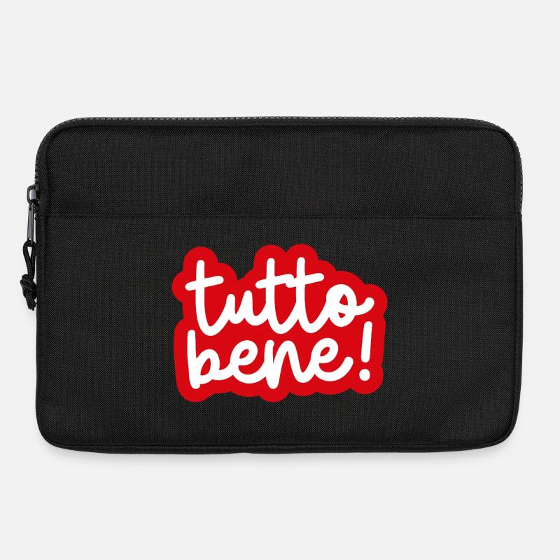 "tutto bene!" - Laptoptasche 13" - Schwarz