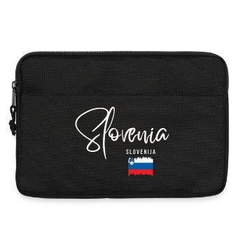 Made in Slovenia, slowenischer Stolz - Laptoptasche 13" - Schwarz - Vorne