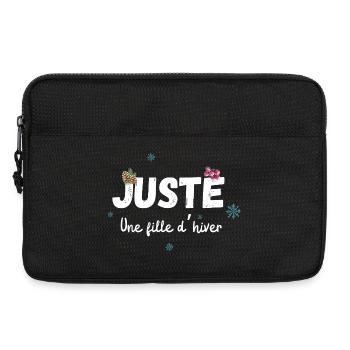 Nur ein Wintermädchen-Geschenk - Laptoptasche 13" - Schwarz - Vorne