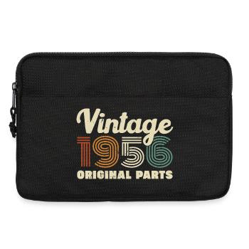 70 Years 1956 Vintage Retro Birthday Gift - Laptop bag 13" - black - Front