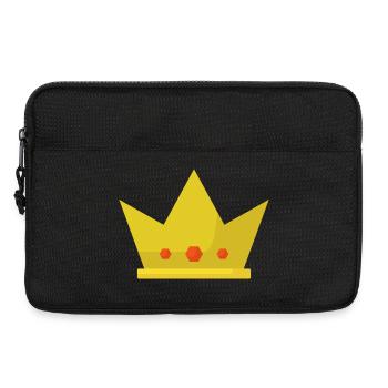 Crown - Laptop bag 13" - black - Front