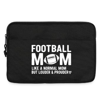 Stolze Lustige Fußball Mama Design Mutter - Laptoptasche 13" - Schwarz - Vorne