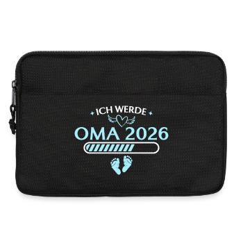 Ich werde Oma 2026 Schwangerschaft ankündigen - Laptoptasche 13" - Schwarz - Vorne