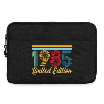 Anniversaire 1985 Né en 1985 Vintage Rétro Cadeau - Sacoche pour ordinateur portable 13 pouces - noir - Devant