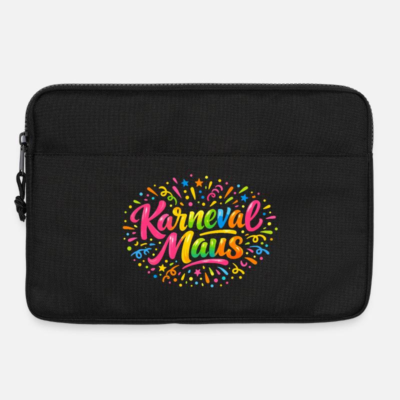 Karnevalsmaus Karneval Köln Süß Niedlich Geschenk - Laptoptasche 13" - Schwarz