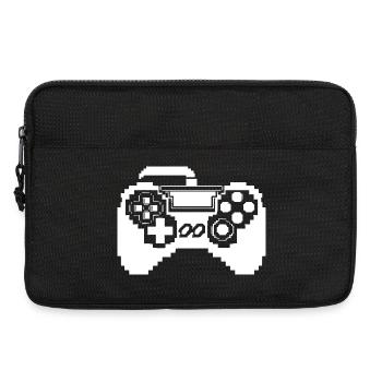 Game Controller Pixel Graphics - Laptop bag 13" - black - Front
