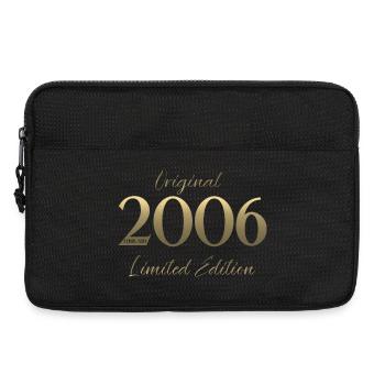 20th Birthday February 2006 Vintage Vintage - Laptop bag 13" - black - Front