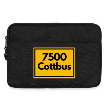 RETRO PLZ 7500 COTTBUS, OST PUISSANCE DDR. CADEAU - Sacoche pour ordinateur portable 13 pouces - noir - Devant