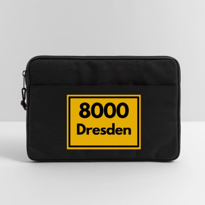 OLD POSTCODE POSTCODE RETRO 8000 DRESDEN ELBE Laptop bag 13"