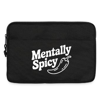 Mentalement épicé - Sacoche pour ordinateur portable 13 pouces - noir - Devant