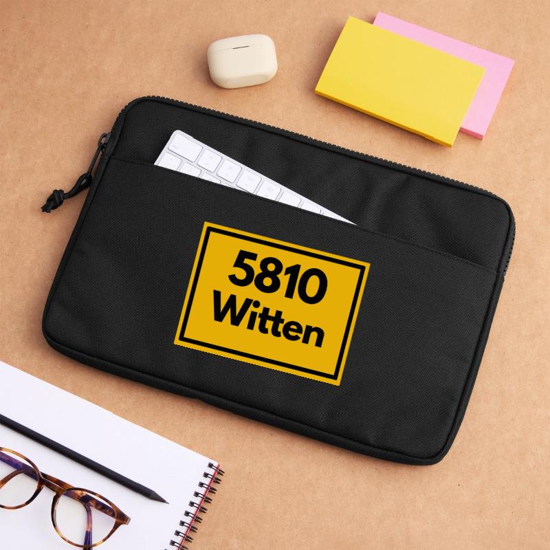 OLD POSTCODE POSTCODE RETRO 5810 WITTEN RUHRGEBIET Laptop bag 13"
