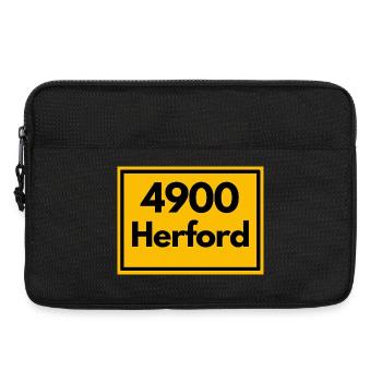 ALTE POSTLEITZAHL PLZ 4900 HERFORD OSTWESTFALEN - Laptoptasche 13" - Schwarz - Vorne