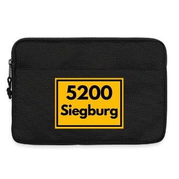 ALTE POSTLEITZAHL PLZ RETRO SIEGBURG - RHEIN SIEG - Laptoptasche 13" - Schwarz - Vorne