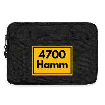 ALTE POSTLEITZAHL PLZ RETRO 4700 HAMM - MAXIMARE - Laptoptasche 13" - Schwarz - Vorne