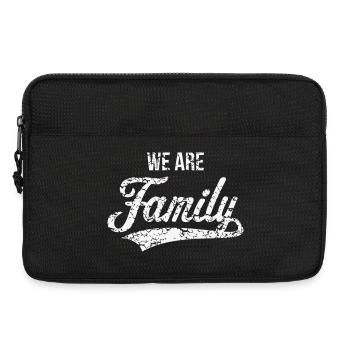 Nous sommes une famille (Famille Père Mère / Vintage / F) - Sacoche pour ordinateur portable 13 pouces - noir - Devant