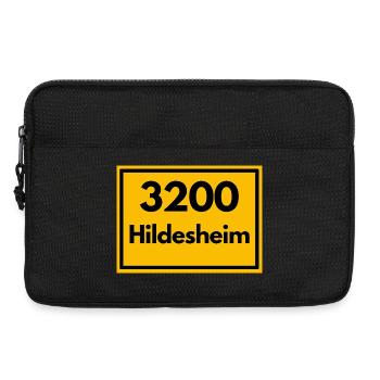 ALTE POSTLEITZAHL PLZ RETRO 3200 HILDESHEIM DOM - Laptoptasche 13" - Schwarz - Vorne
