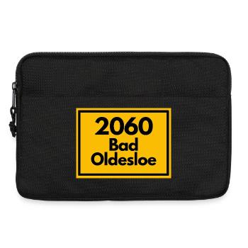 ALTE POSTLEITZAHL PLZ RETRO 2060 BAD OLDESLOE Moin - Laptoptasche 13" - Schwarz - Vorne
