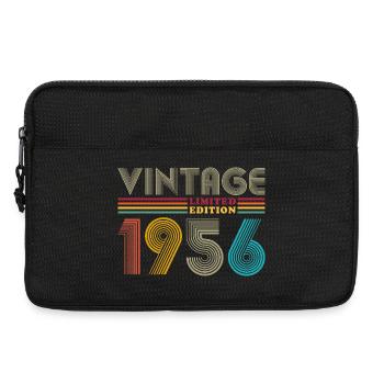 1956 Vintage Rétro Cadeau D'anniversaire - Sacoche pour ordinateur portable 13 pouces - noir - Devant