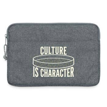 Mikrobiologie - Laptoptasche 13" - Grau meliert - Vorne