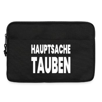 Tauben - Laptoptasche 13" - Schwarz - Vorne