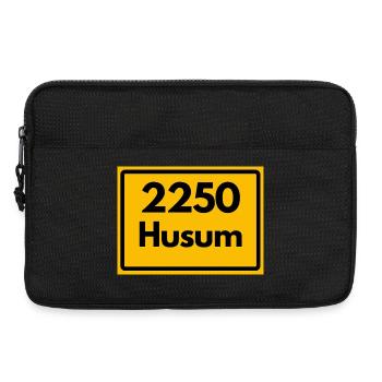 ANCIEN CODE POSTAL RETRO 2250 HUSUM – NORDSEE - Sacoche pour ordinateur portable 13 pouces - noir - Devant