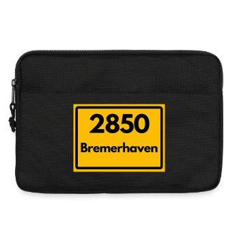 ANCIEN CODE POSTAL RÉTRO 2850 BREMERHAVEN - Sacoche pour ordinateur portable 13 pouces - noir - Devant